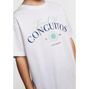 Conguitos - T-shirt casual a maniche corte stampata