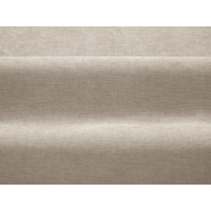 Lit coffre avec tête de lit "Polly" 180x200cm en tissu chenille beige clair