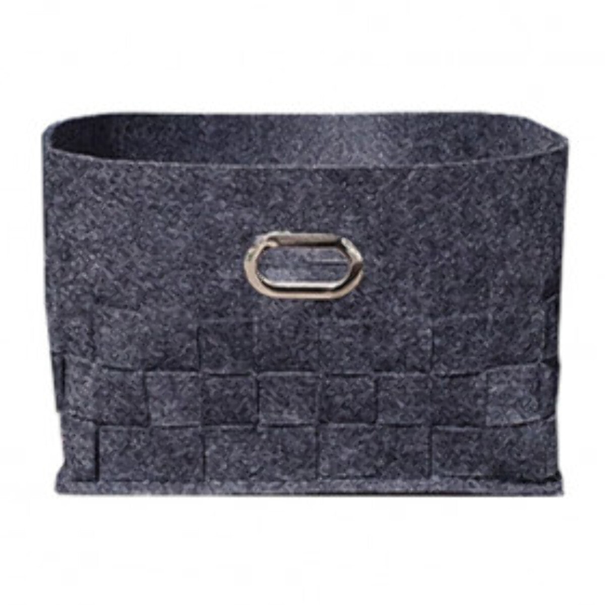 Corbeille multifonction en feutre gris anthracite - 3 tailles - STOCKY