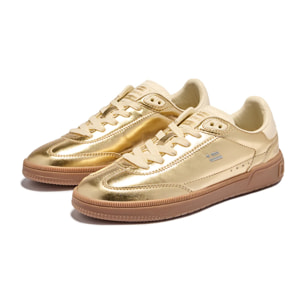 Zapatillas Bajas de Mujer Rebel Met Oro