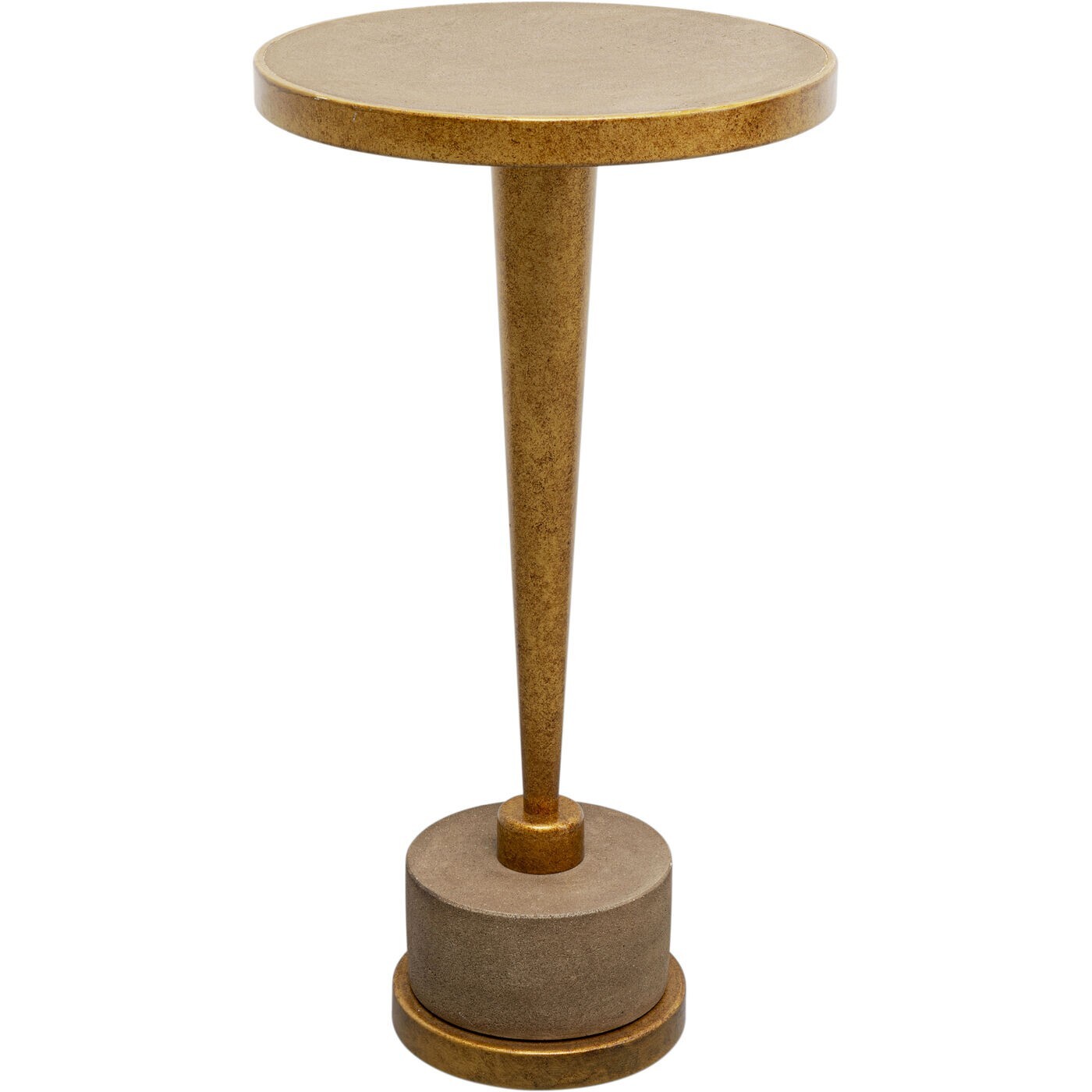 Table d'appoint Coney 30cm laiton Kare Design