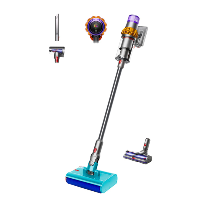 Aspirateur sans fil Dyson V15s Detect Submarine™ pour nettoyage humide et sec (Jaune/Nickel)