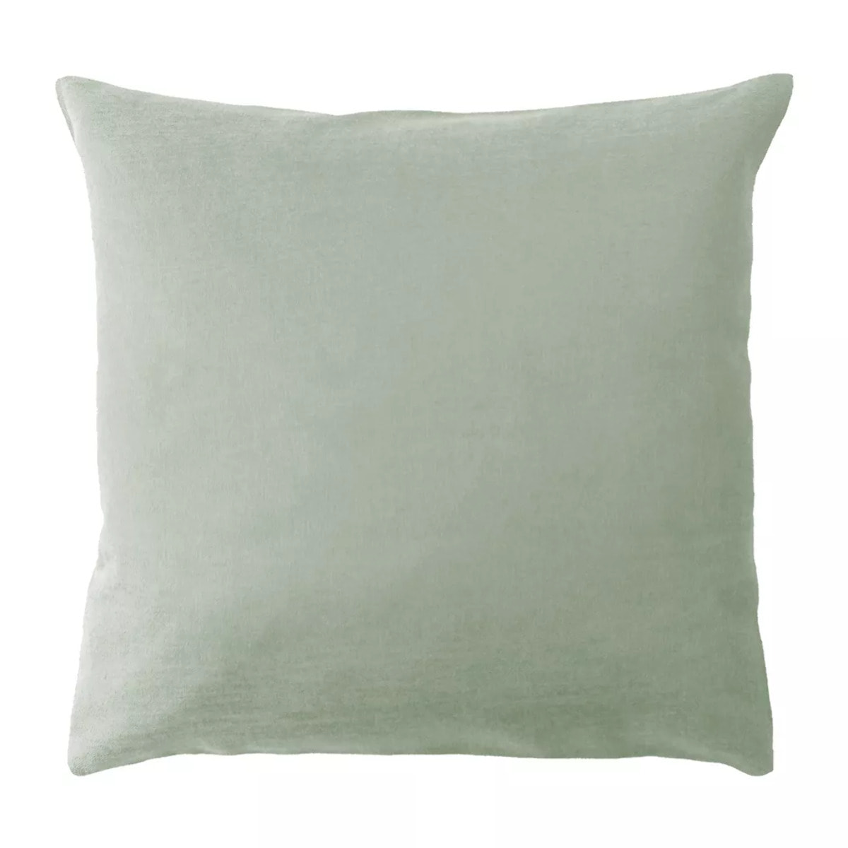 Housse de coussin pur coton motif jacquard vert Bastide verde