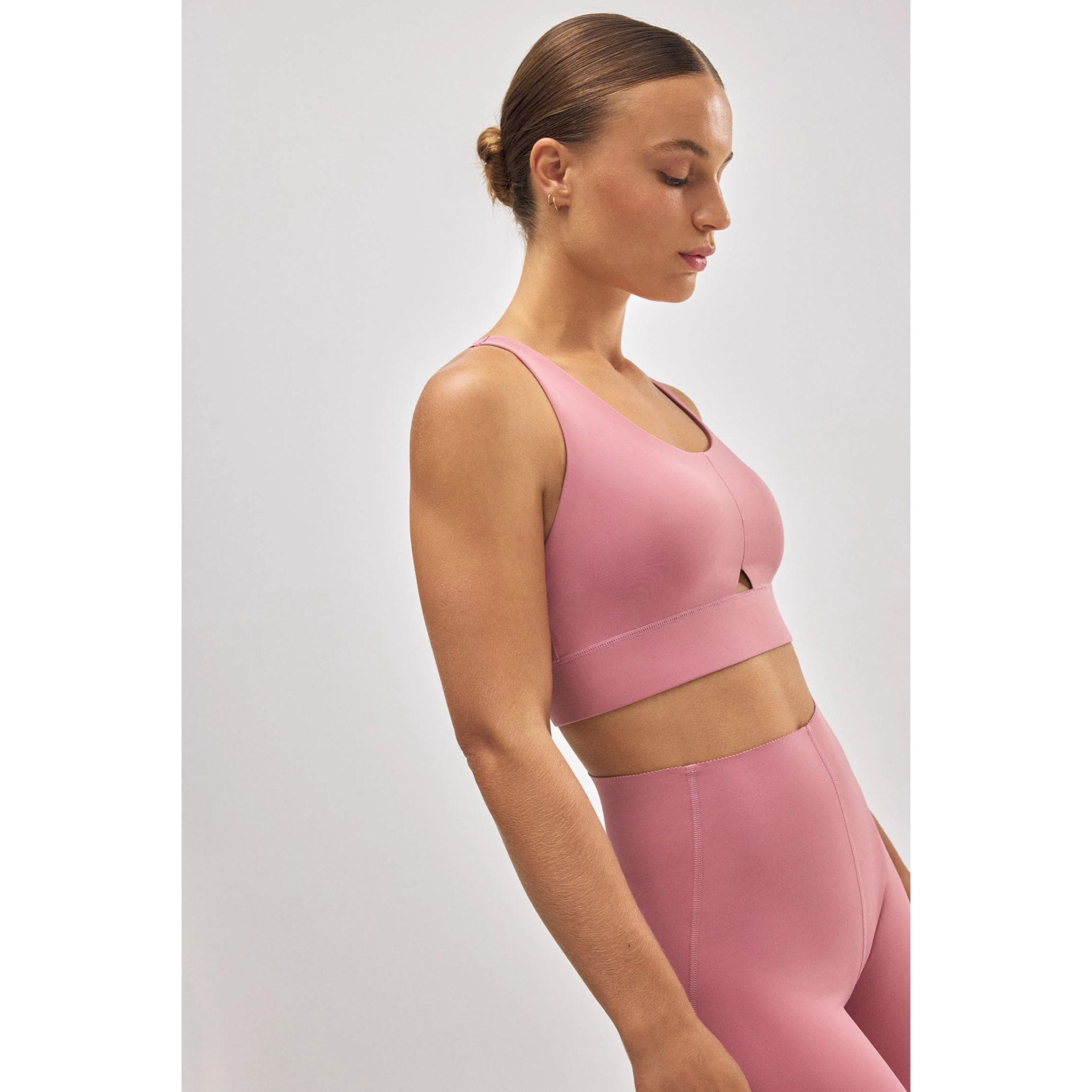 Reggiseno sportivo compressivo rosa