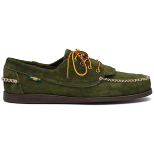 Sebago - Mocassini Uomo Verde - ASKOOK FLESH OUT FRINGE