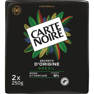 Café Moulu Brésil 2x250g - certifié Rainforest Alliance