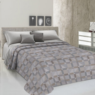 Copriletto di cotone atene beige 100% cotone