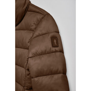 Chaqueta ultralight Susanne marrón con parche Rigby Go
