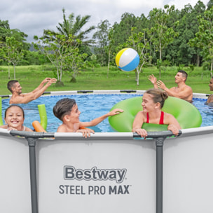 Bestway Piscine hors sol - Ronde - Steel Pro Max - 427 x 122 cm