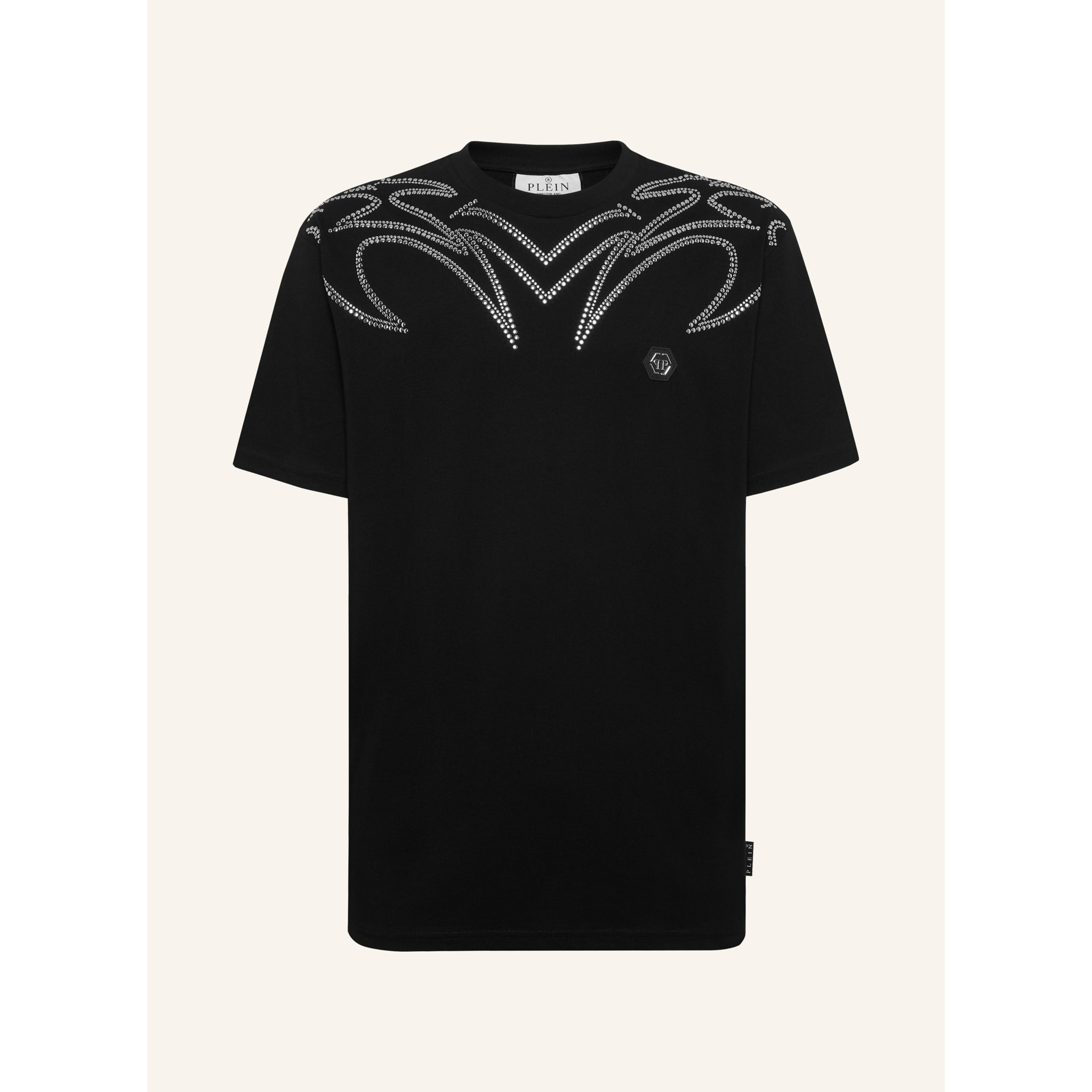 PHILIPP PLEIN Camiseta de cuello redondo y manga corta