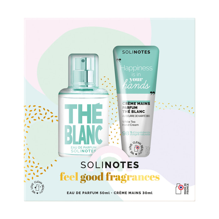 Thé Blanc  - Coffret Eau de Parfum 50 ml + Crème mains 30 ml