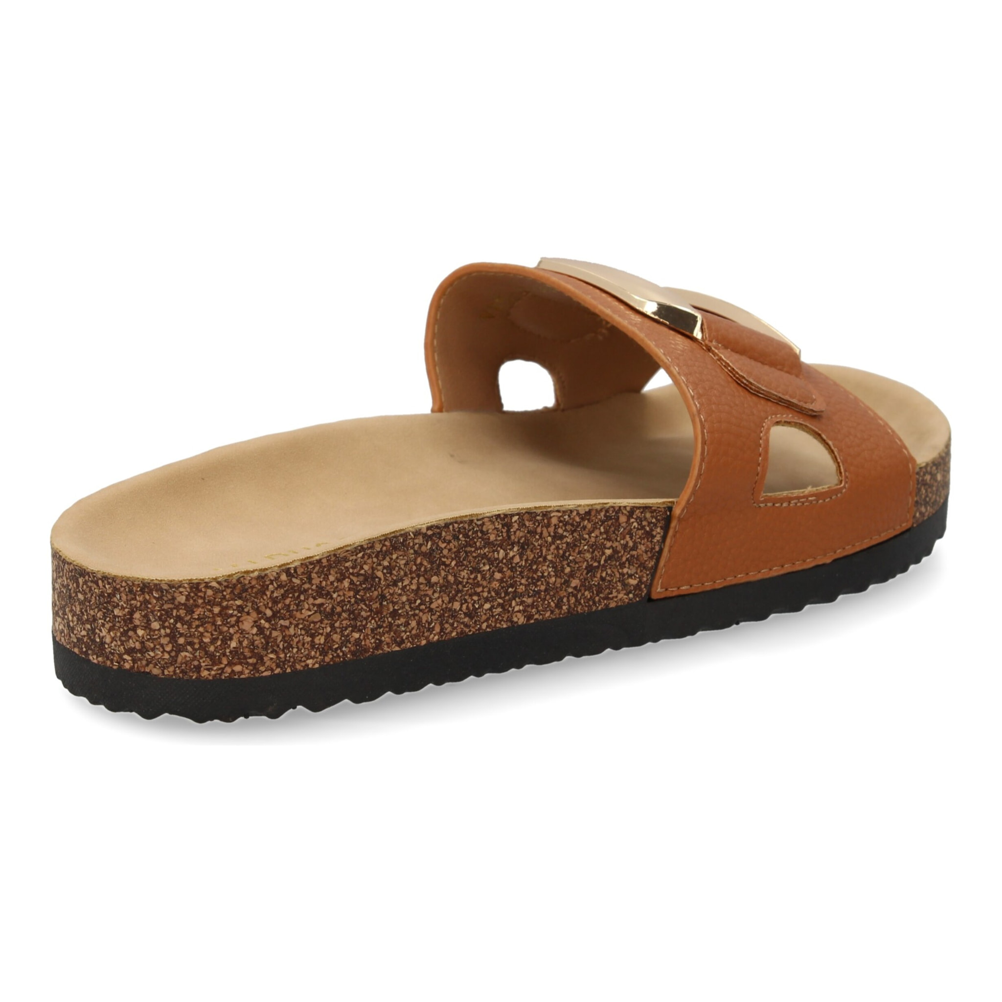 Sandalia plana de mujer, comoda y elegante, diseño moderno con material bio