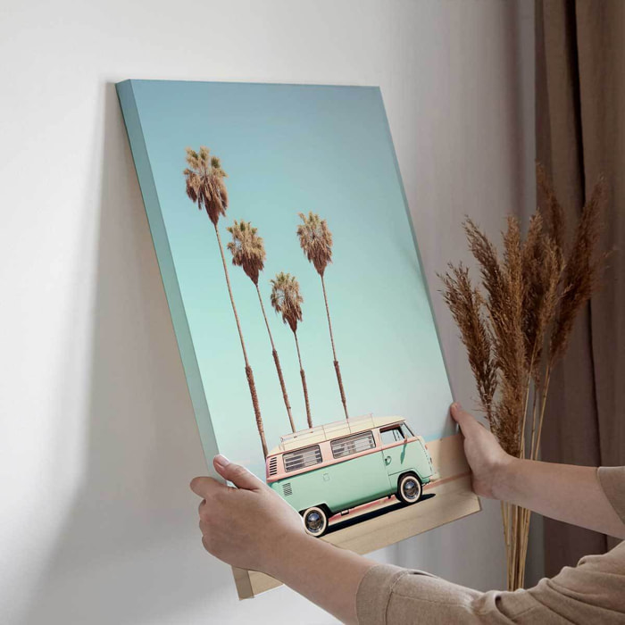 Tableau paysage mer Van sur Venice beach Toile imprimée