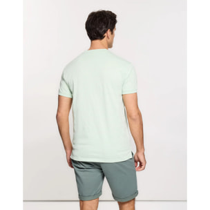 Camiseta Manga Corta Verde Agua - Nicoya