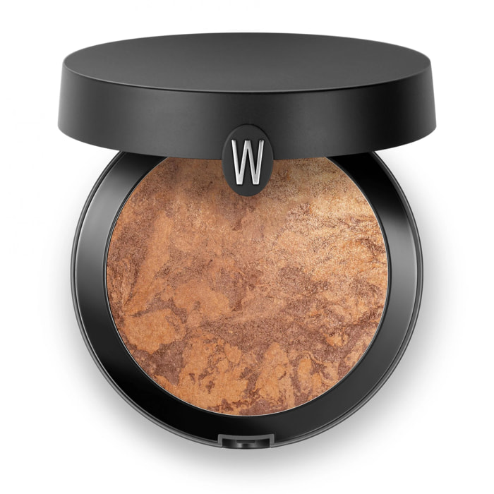BAKED HIGHLIGHTER Illuminante cotto mélange dal finish satinato ed elegante