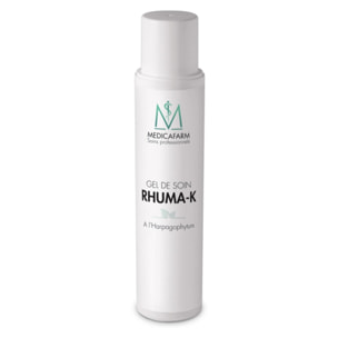 MEDICAFARM - Gel de soin RHUMA-K à l'harpagophytum - Aide à soulager les douleurs articulaires et retrouver la mobilité - Flacon airless 250ml