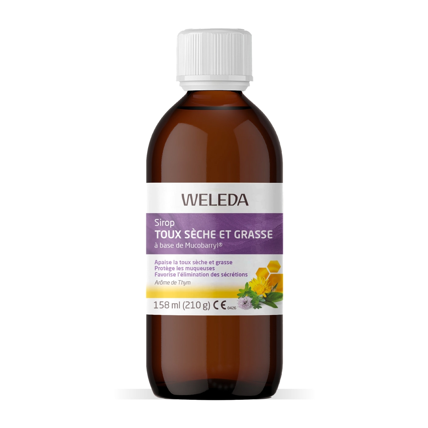 WELEDA - Sirop toux sèche et grasse à base de Mucobarryl® - 158 ml