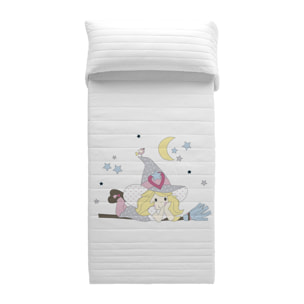 Colcha Bouti Estampada - Reversible - Infantil - 100% Algodón - 70 gr/m² - Brujita