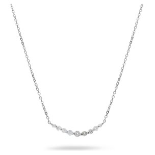 Collana Girocollo in Argento 925 con Cubic Zirconia Graduate
