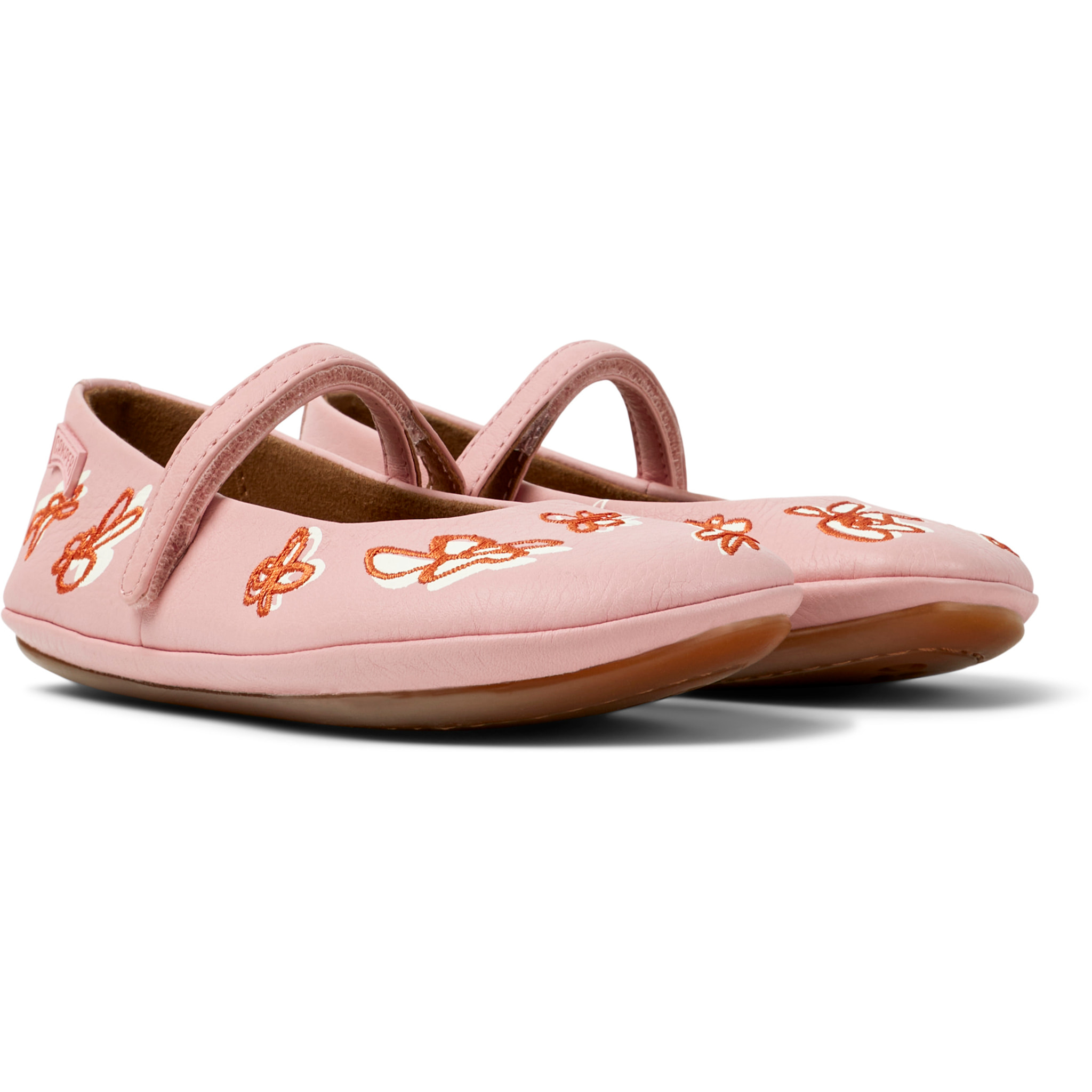Ballerini - CAMPER Right Twins - Rosa - Pelle liscia
