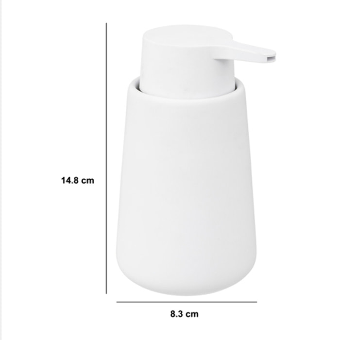 Distributeur à savon 250ml Blanc coton Colorama