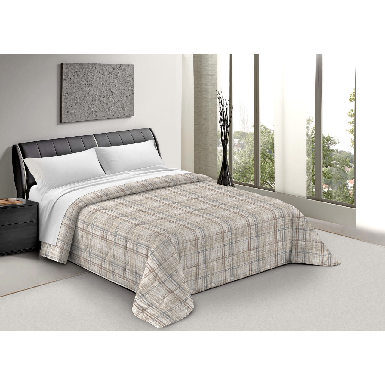 Trapunta Invernale Scaldanotti Nadia Beige