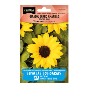 Semillas de Girasol enano amarillo BatlleBio ALDEAS INFANTILES