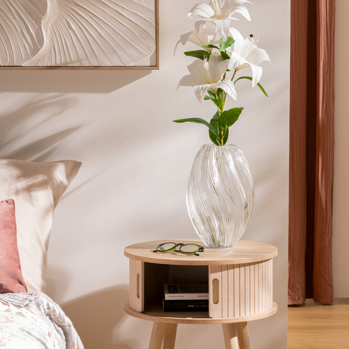 Vase "Valma" transparent H27cm