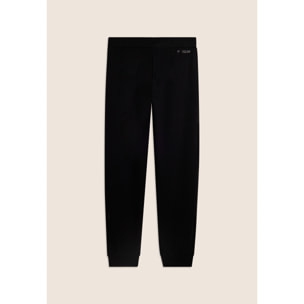 Pantaloni Sportivi Slim Fit con Coulisse e Dettagli Ricamati