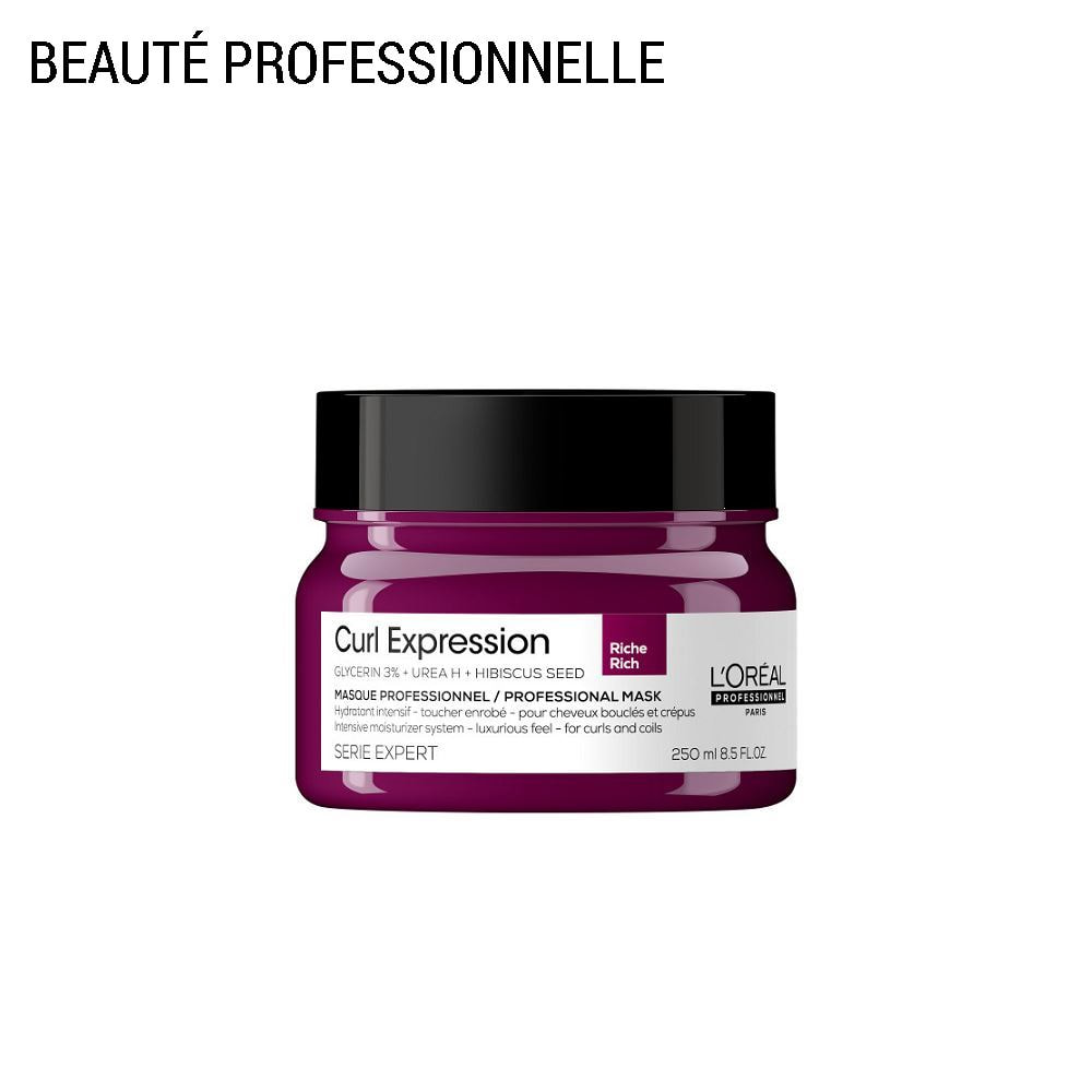 Série Expert Curl Expression - Masque Riche Hydratant Intensif - cheveux frisés à crépus 250ml