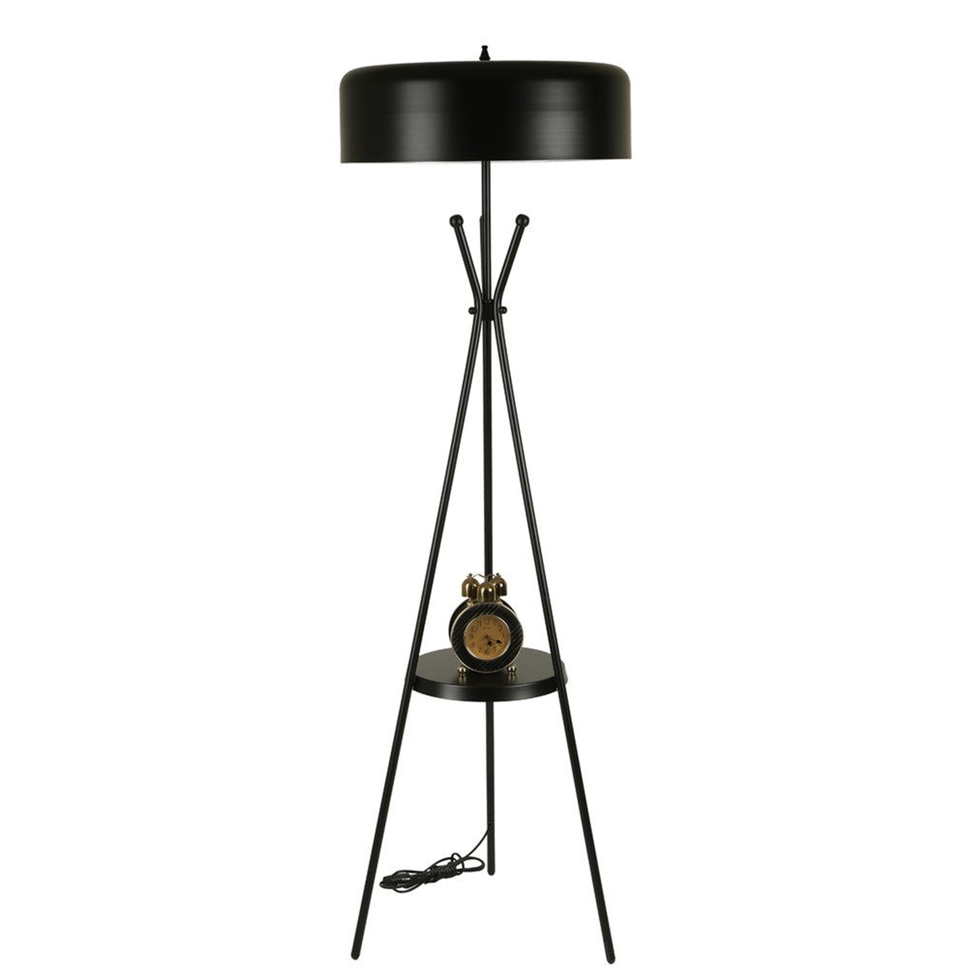 Lámpara de pie - Negro, 50x50x165