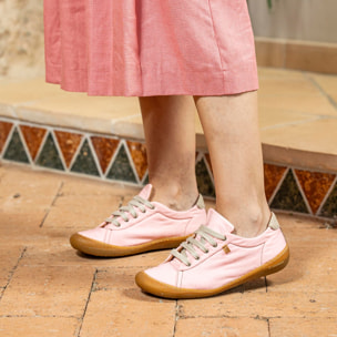 Zapatos N5767A WASHED NYLON CREAM/PAWIKAN color Cream