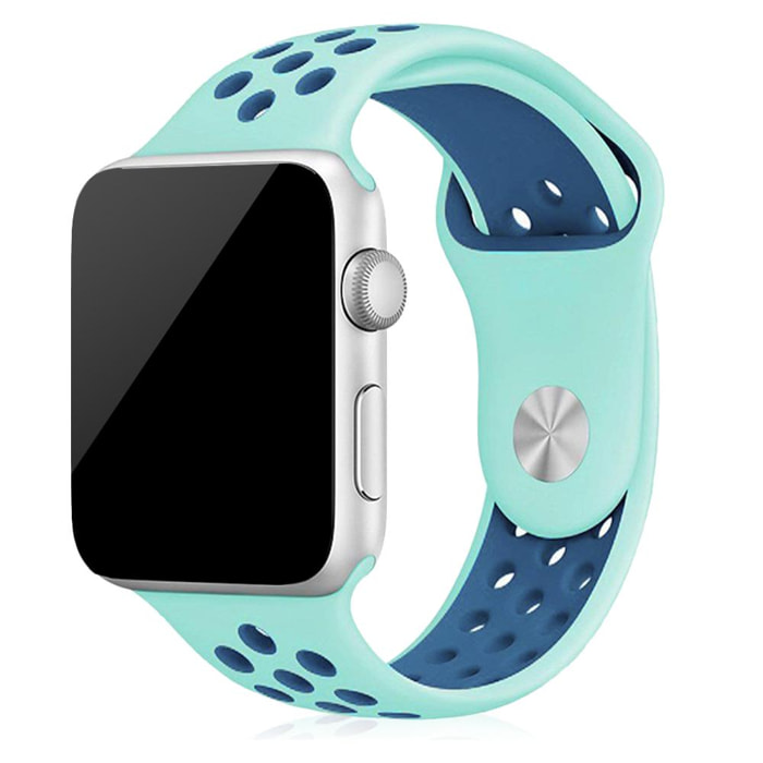 Cinturino sportivo in silicone Compatibile iWatch 42mm/44mm Taglia M/L