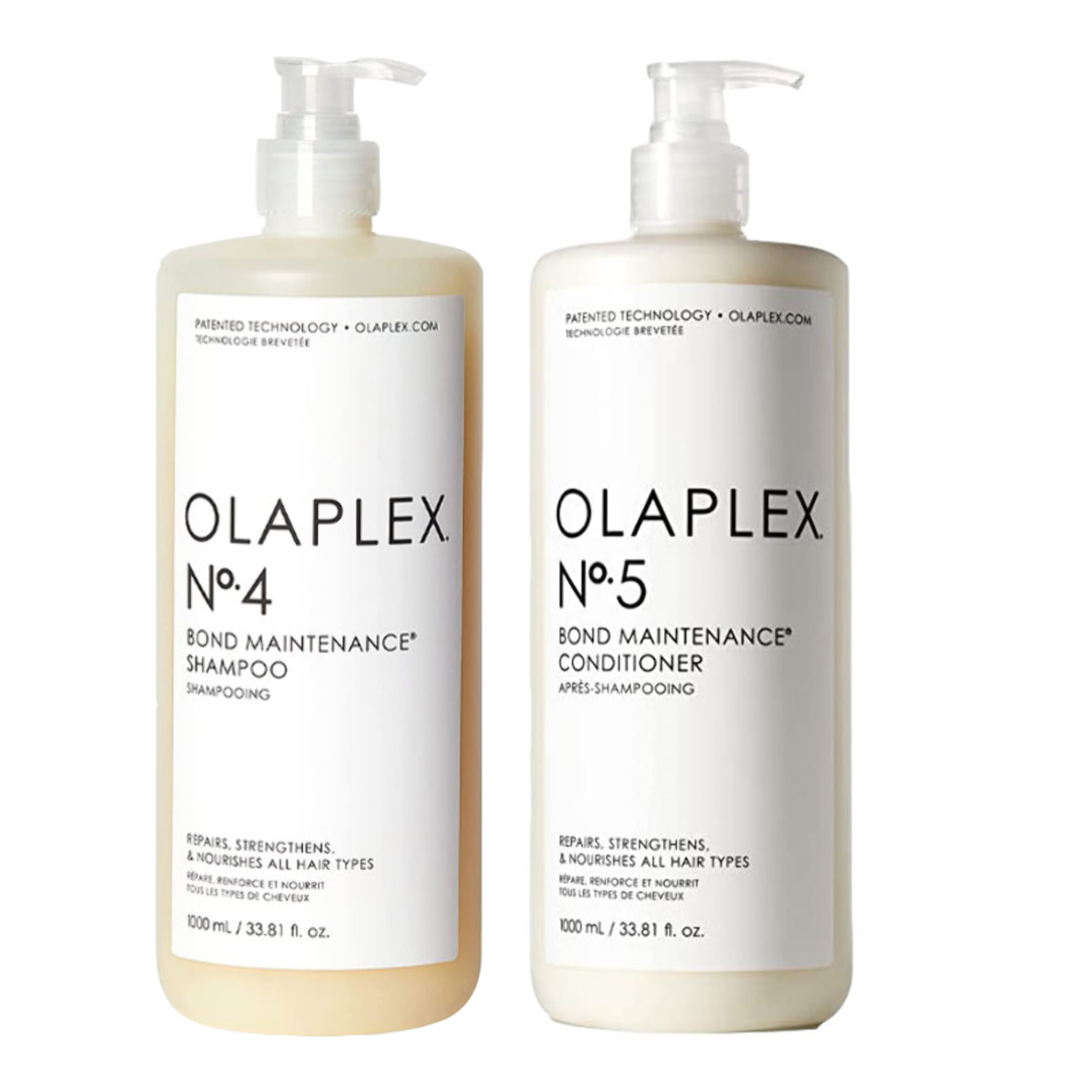 OLAPLEX Kit Bond Maintenance Shampoo N°4 1000ml + Conditioner N°5 1000ml