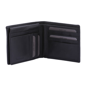 Portafoglio uomo in vera pelle - Modello Cavalier - Casual - 12.5 x 9.5 x 2.0 cm