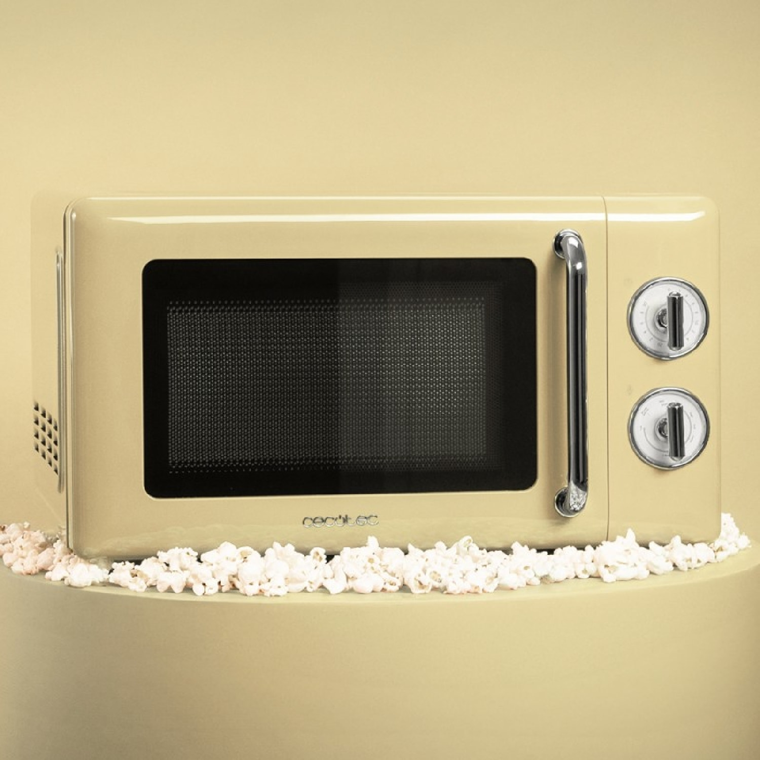 Cecotec Microondas 20l con grill proclean 3110 retro yellow