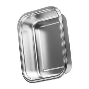 Lot de 3 boîtes rectangulaires en inox (650, 1300, 2250 ml)