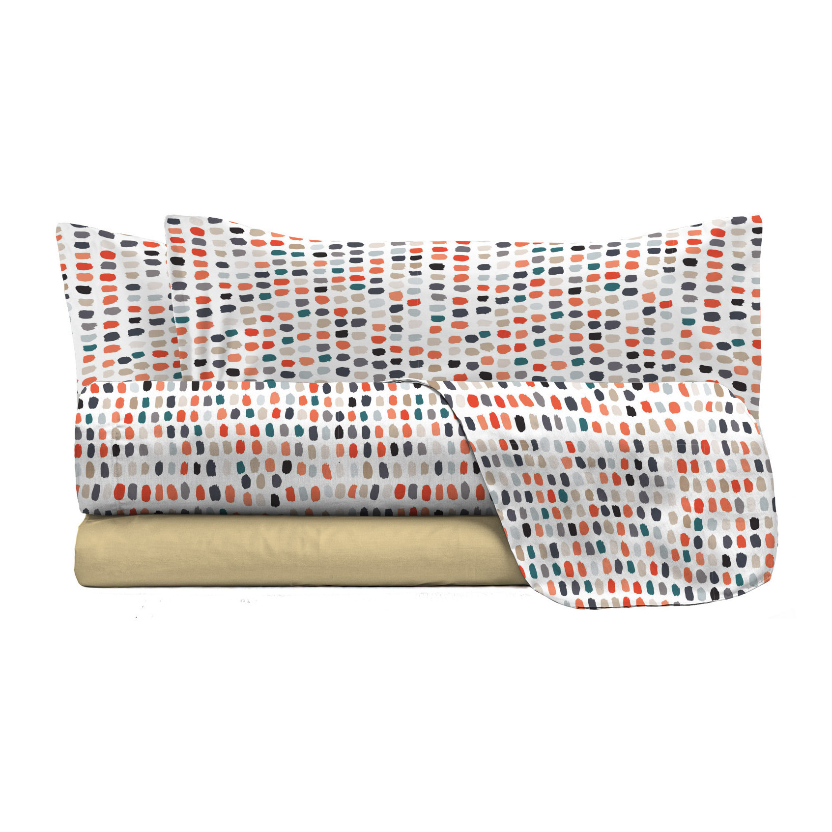 COMPLETO LETTO FANTASY, 100% Microfibra - SKETCH