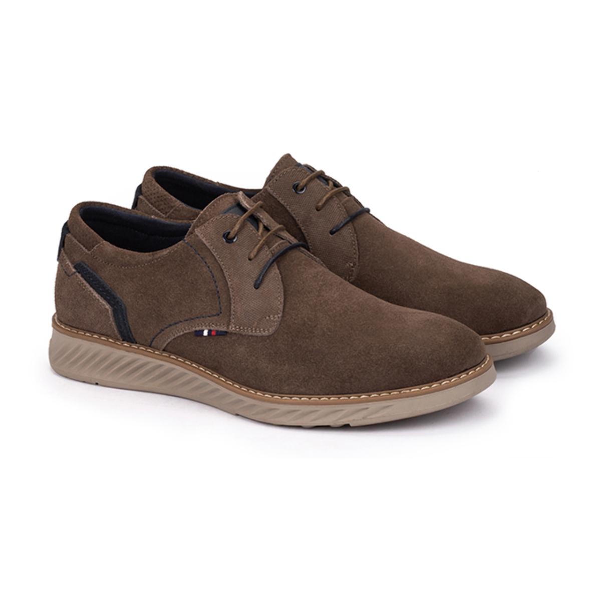 Zapatos Casual De Piel Con Cordones para Hombre