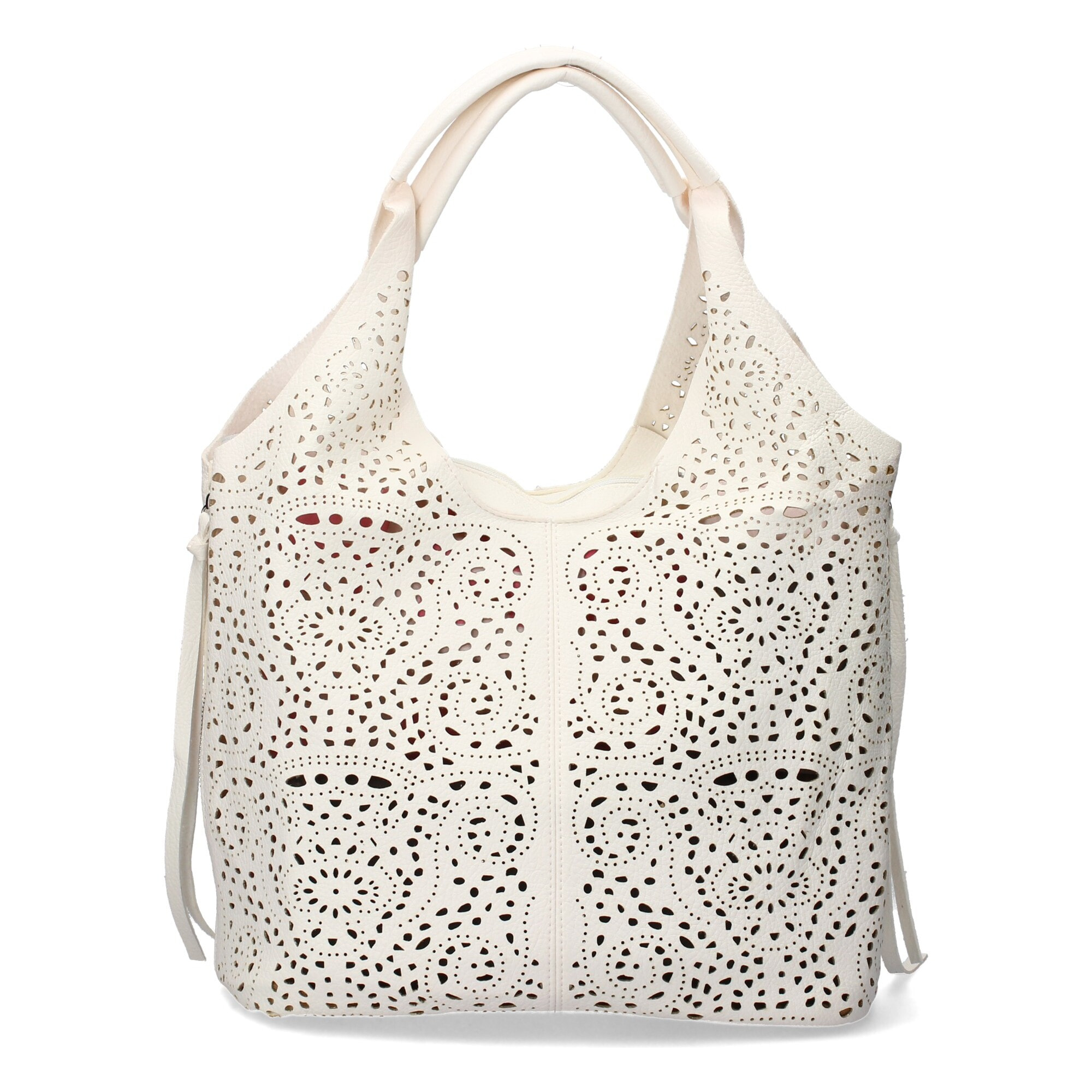 Bolso de hombro de Mujer con dos piezas, diseño moderno con detalles en los laterales