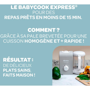 Mixeur Cuiseur Bébé BEABA Babycook Express -Gris Velours