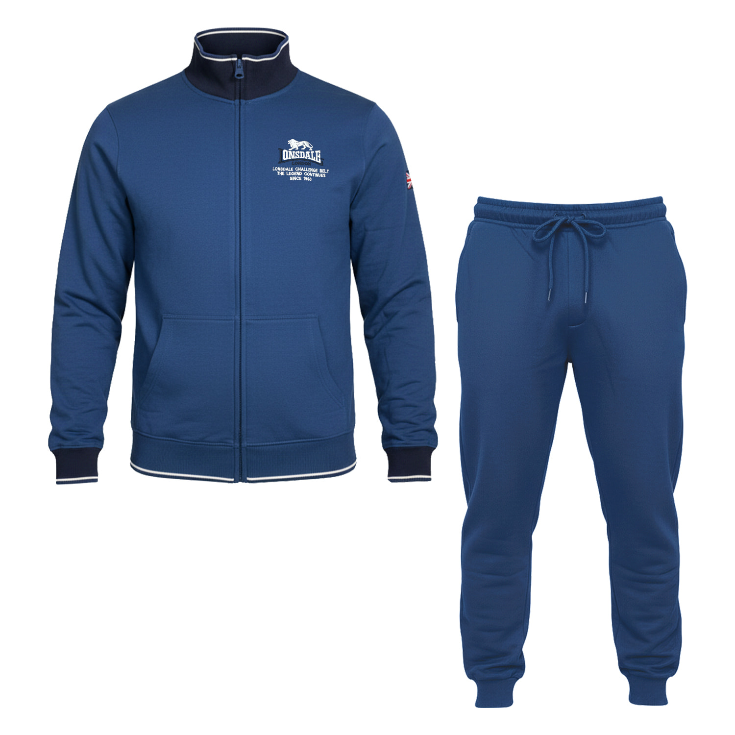 Tuta Uomo LONSDALE Cotone Felpato Zip