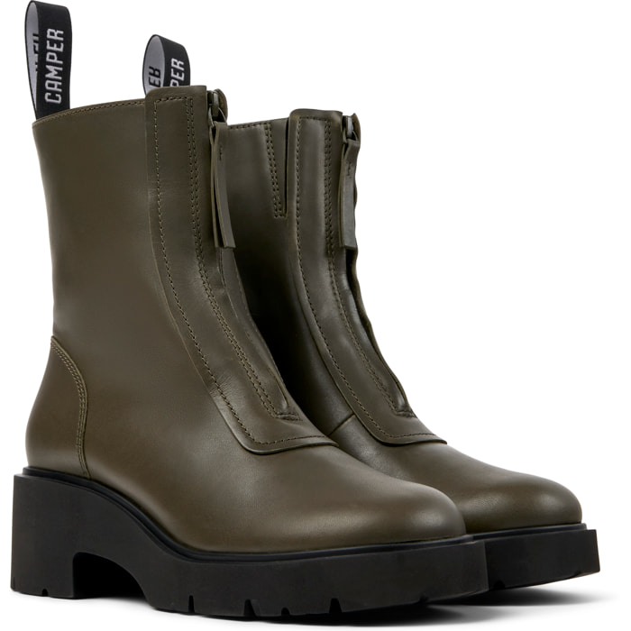 CAMPER Milah - Botines Mujer Verde