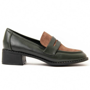 Mocasín De Tacón Para Mujer