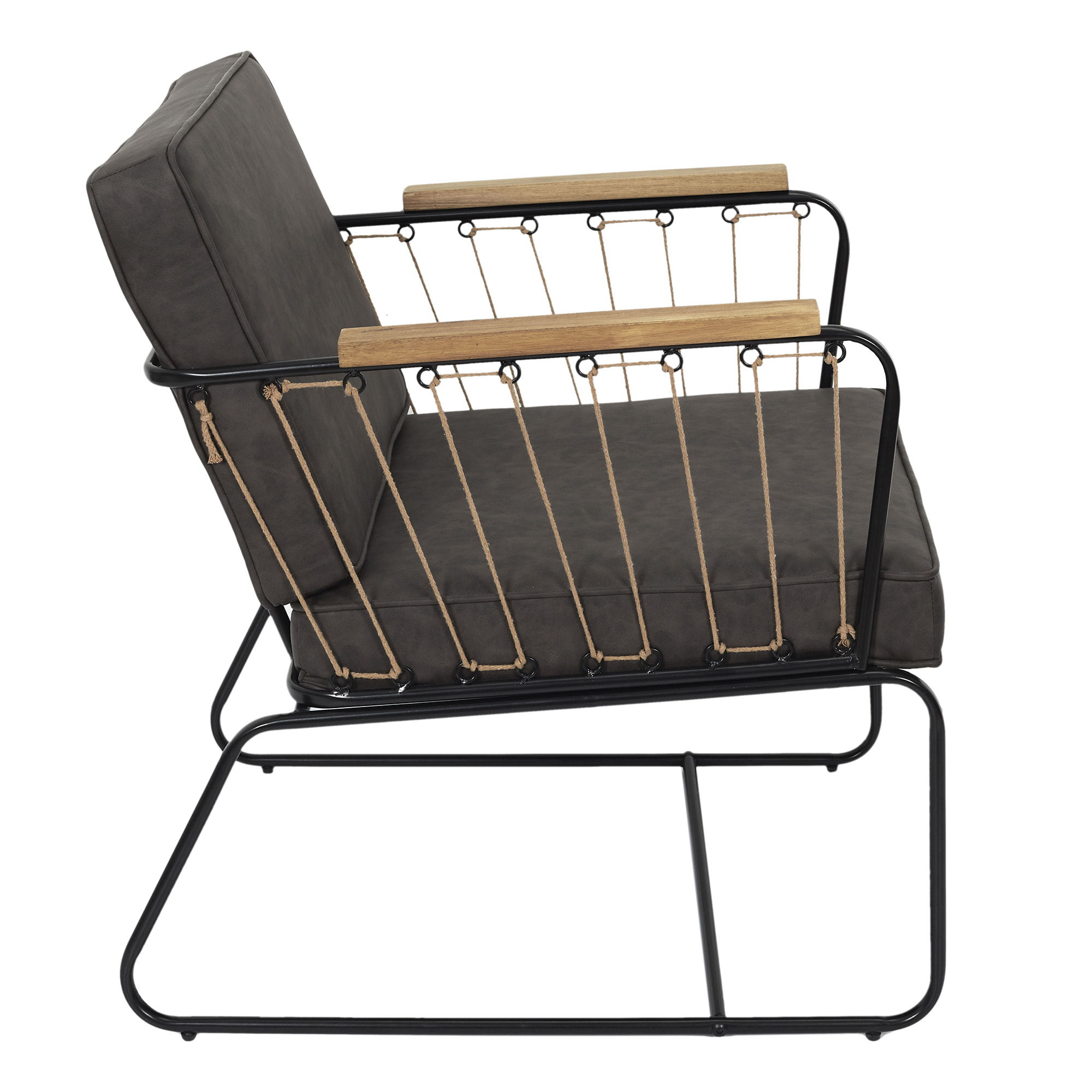 Fauteuil Benson Marron