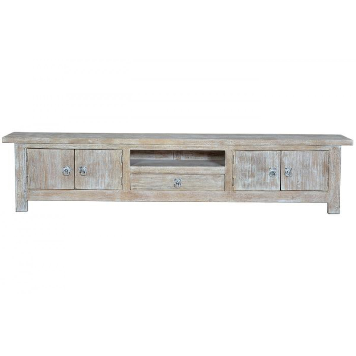 Mueble TV - Madera de Mango - 230x50x44cm