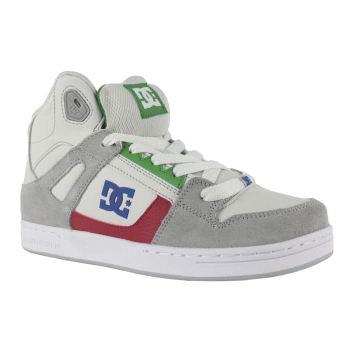 DC SHOES Pure high-top ADBS100242 GREY/GREY/GREEN (XSSG)