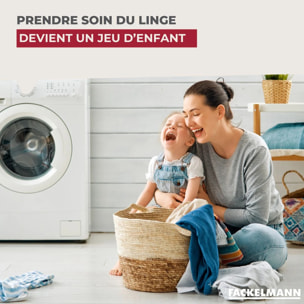 Kit de superposition lave-linge sèche-linge coulissant Fackelmann