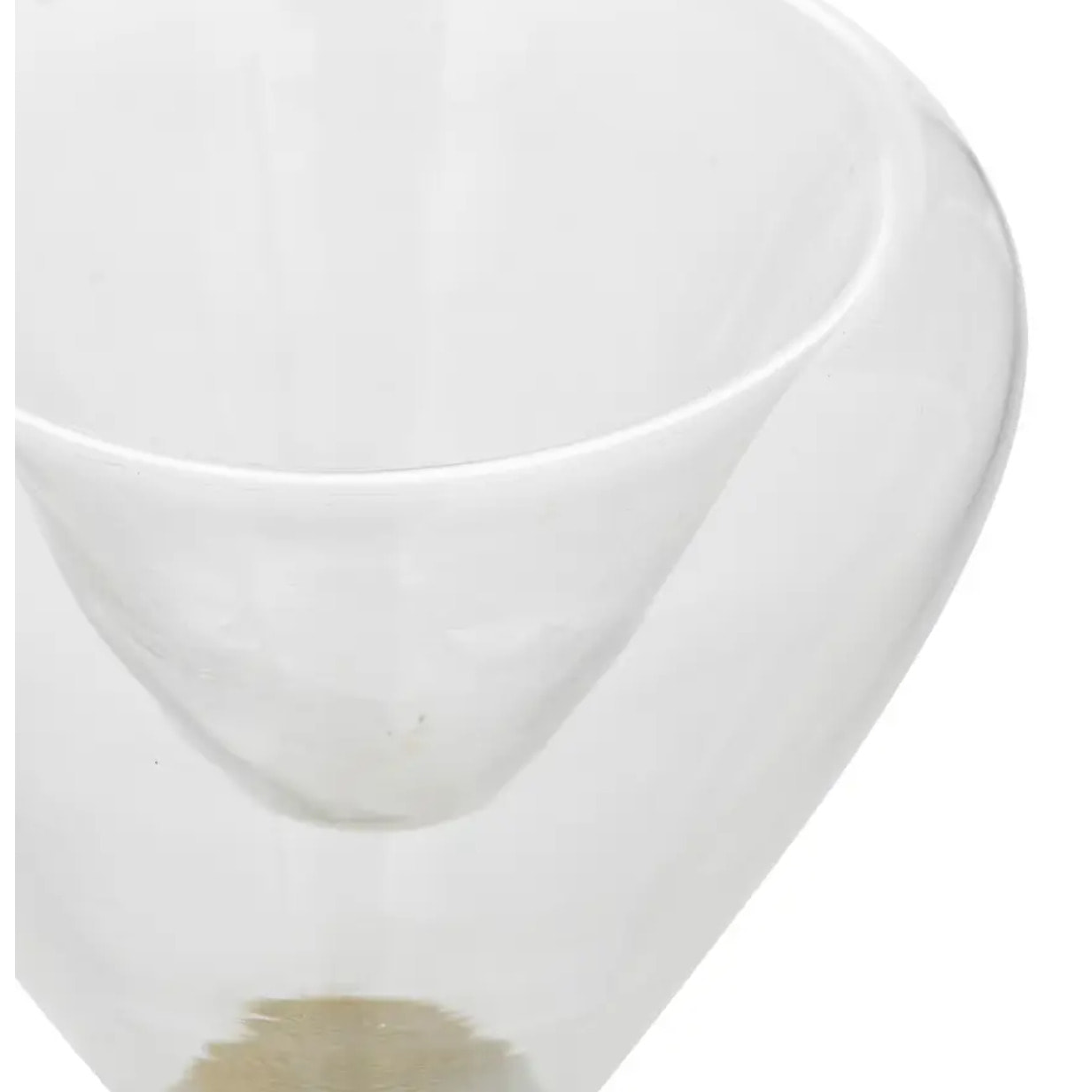 Sablier déco "Le collectionneur" en verre H19,5cm