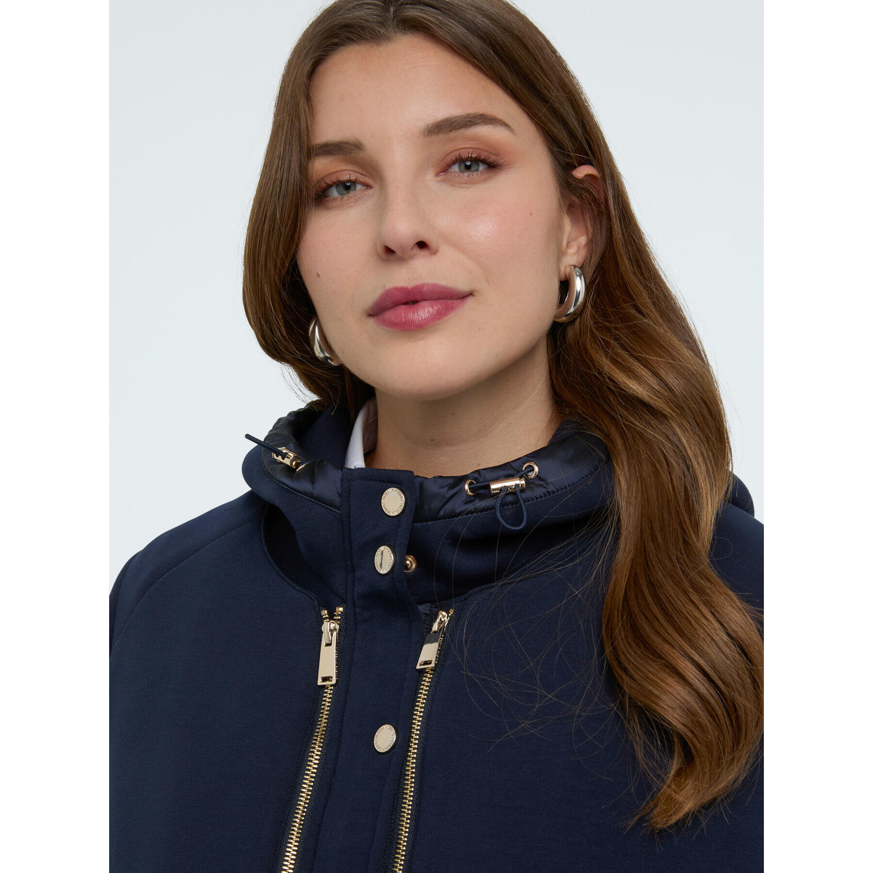 Fiorella Rubino - Giacca 3 in 1 in scuba - Blu